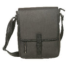 Load image into Gallery viewer, RL Meraki Waterproof Coated Canvas and Leather Sling Cross Body Bag - [walletsnbags_name]
