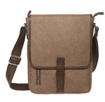 Load image into Gallery viewer, RL Meraki Waterproof Coated Canvas and Leather Sling Cross Body Bag - [walletsnbags_name]
