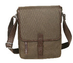 Load image into Gallery viewer, RL Meraki Waterproof Coated Canvas and Leather Sling Cross Body Bag - [walletsnbags_name]
