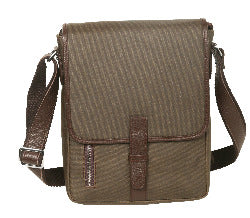 RL Meraki Waterproof Coated Canvas and Leather Sling Cross Body Bag - [walletsnbags_name]