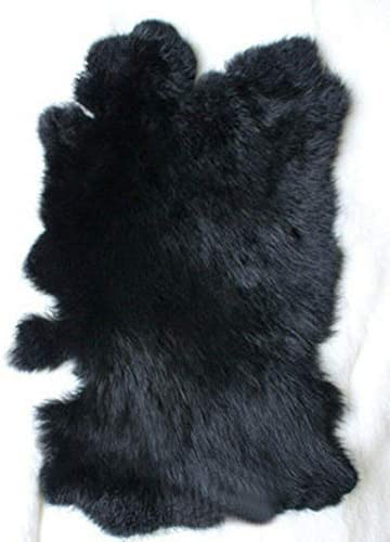 Natural Tanned Leather Fur Hide (10" by 12" Pelt with Sewing Quality Leather) - Walletsnbags