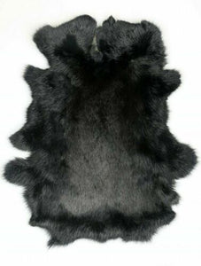 Rabbit Skin Pelt - Genuine Leather Fur - Brown