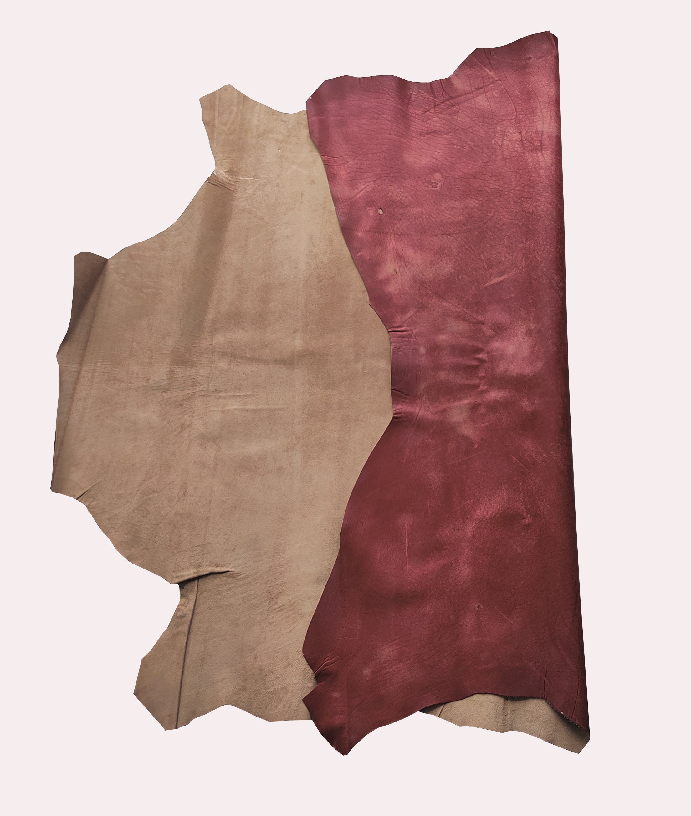 Full Skin Shaded Distressed Look Leather for Leather Crafting Accessories DIY - WALLETSNBAGS