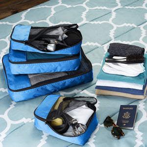 RL Packing cubes organizer for travel//wardrobe storage//cover bag//pouch small medium large set of 4 - Walletsnbags