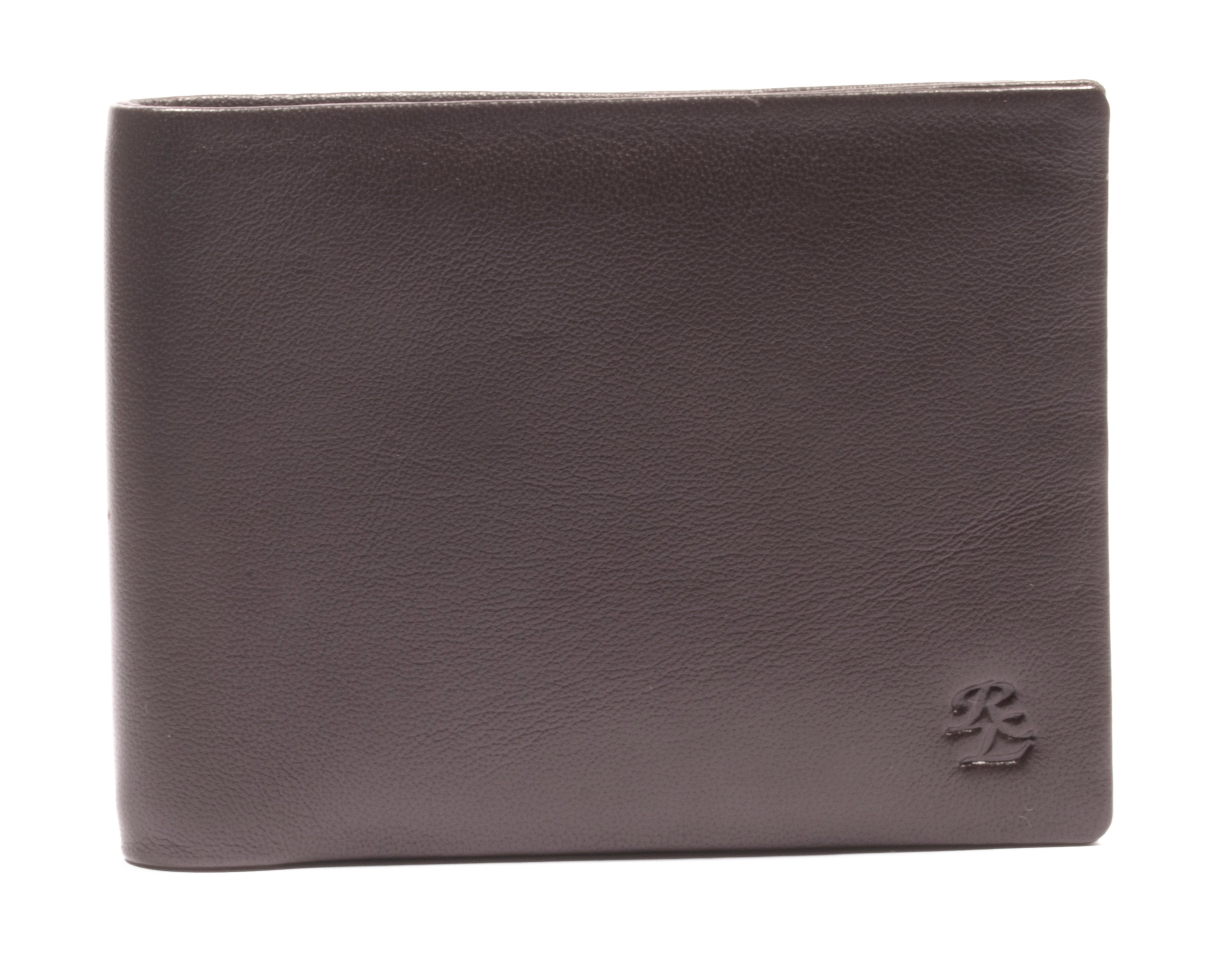 Woodland Men Black Genuine Leather Wallet (3 Card Slots) -