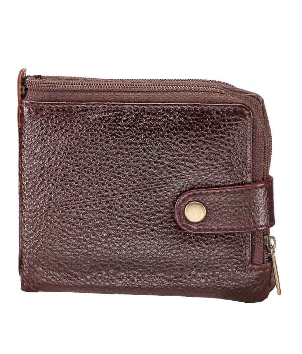 RL Zipper Card Leather Wallet - [walletsnbags_name]