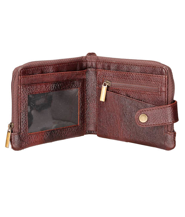 RL Zipper Card Leather Wallet - [walletsnbags_name]