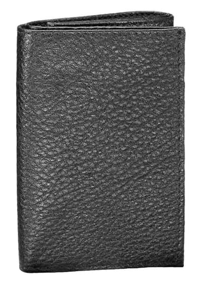 Tri Fold Mens Leather Wallet - WALLETSNBAGS