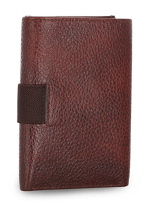 RL Tri Fold Loop Mens Leather Wallet - WALLETSNBAGS