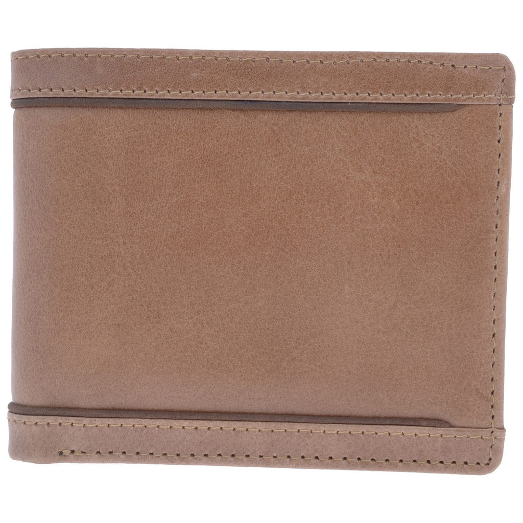 RL Cardinal Leather Mens Wallet - WALLETSNBAGS