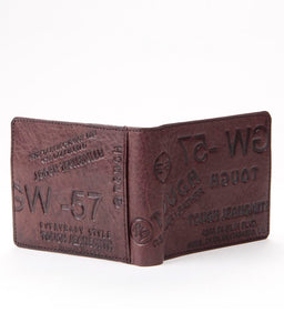 RL Neo Emboss Oil Pullup Gents Wallet - WALLETSNBAGS