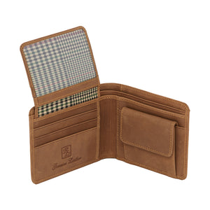 RL Neo Emboss Oil Pullup Gents Wallet - WALLETSNBAGS