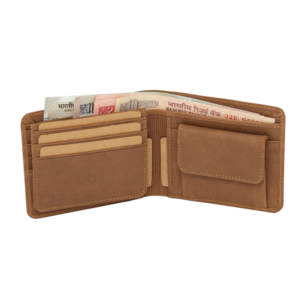 RL Neo Emboss Oil Pullup Gents Wallet - WALLETSNBAGS