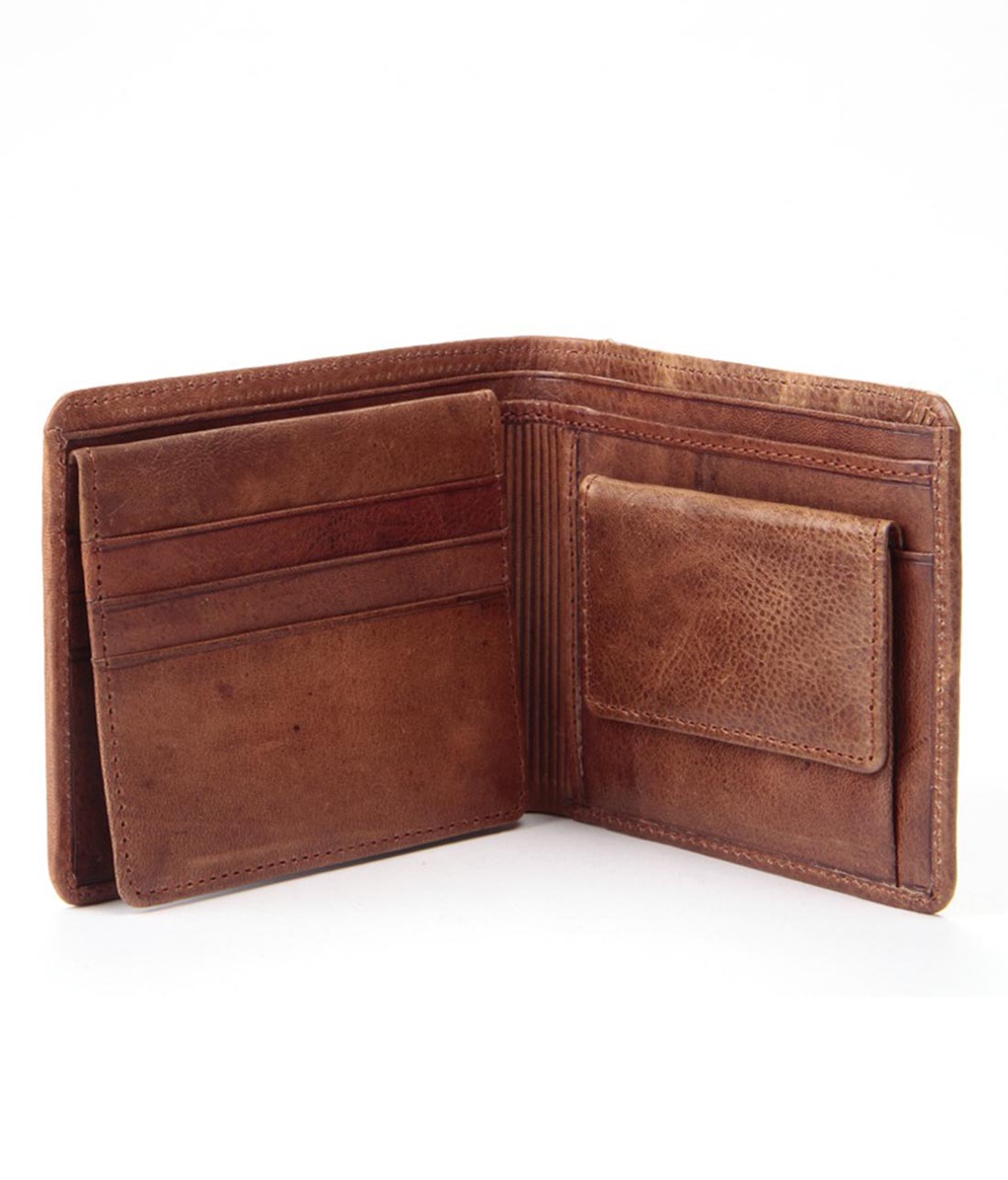 RL Neo Emboss Oil Pullup Gents Wallet - WALLETSNBAGS