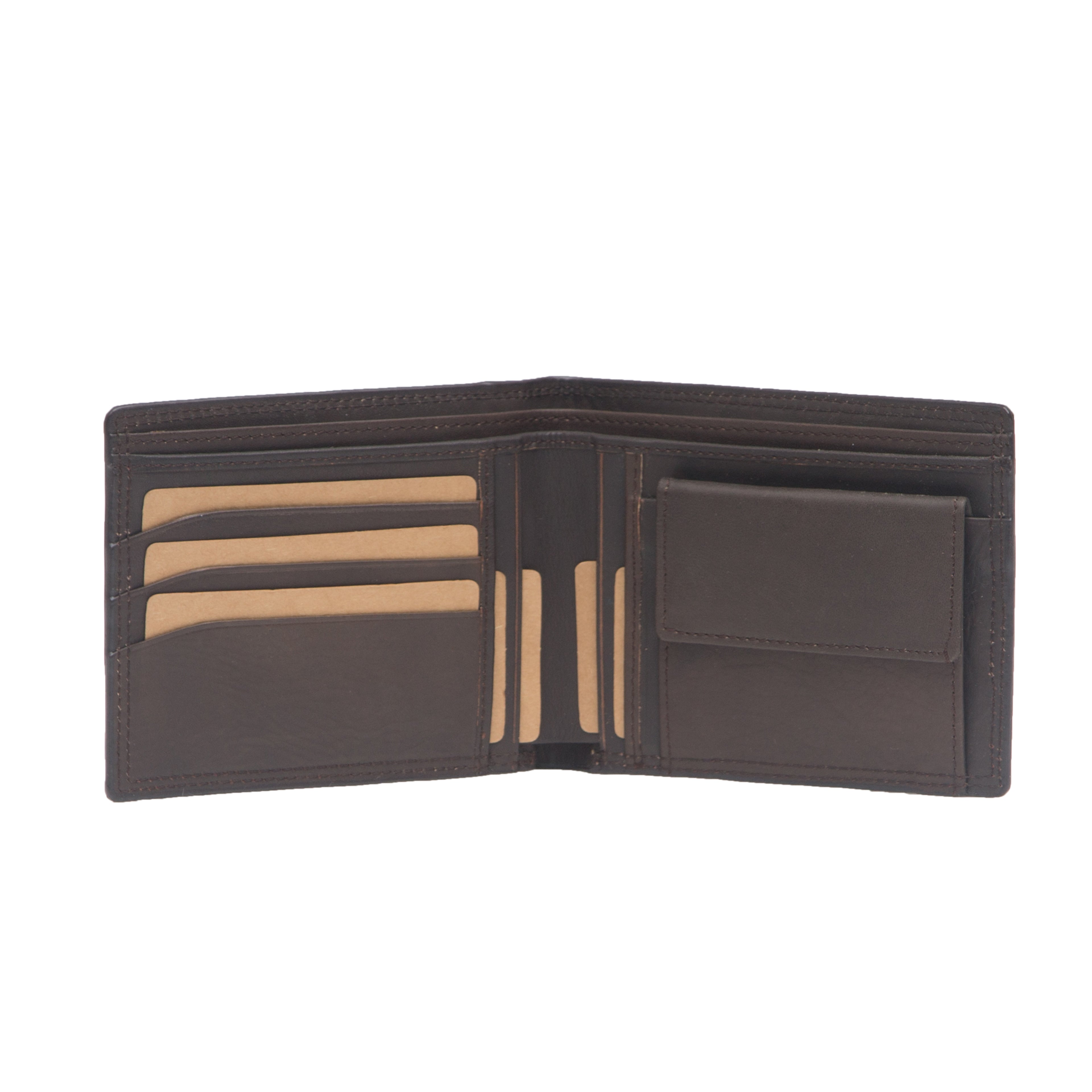 Trinity Leather Mens Wallet - WALLETSNBAGS