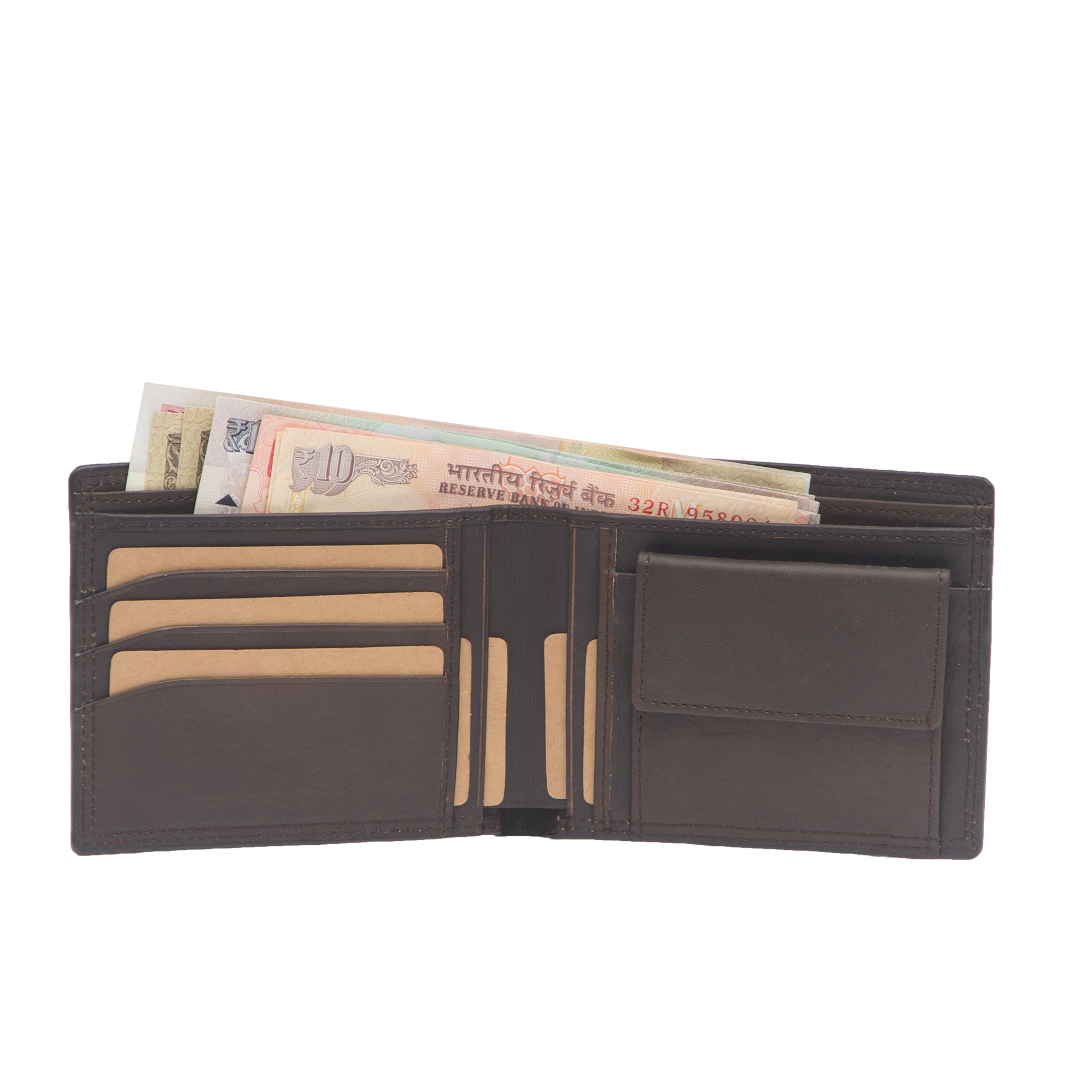 Trinity Leather Mens Wallet - WALLETSNBAGS