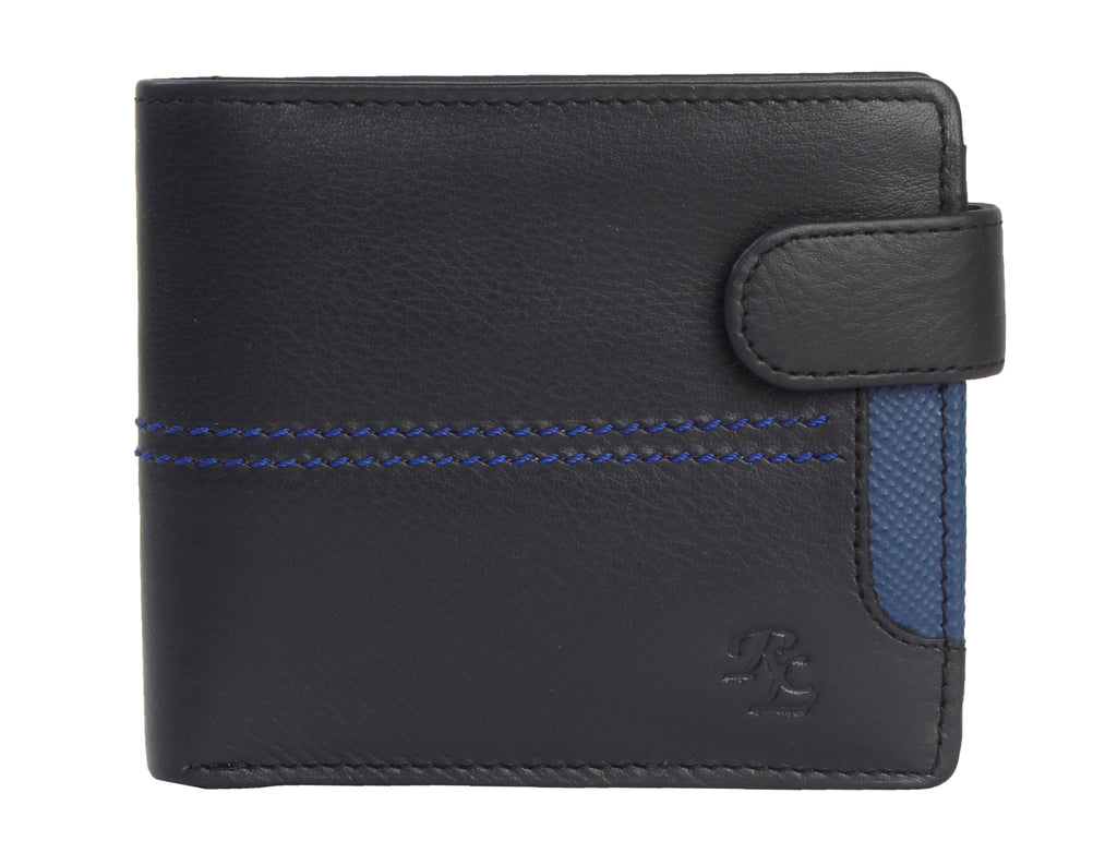 RL Loop & Stitch Leather Wallet - WALLETSNBAGS