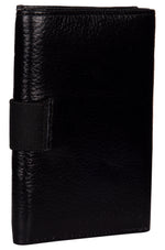 Load image into Gallery viewer, RL Tri Fold Loop Mens Leather Wallet - WALLETSNBAGS
