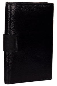 RL Tri Fold Loop Mens Leather Wallet - WALLETSNBAGS