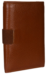 RL Tri Fold Loop Mens Leather Wallet - WALLETSNBAGS