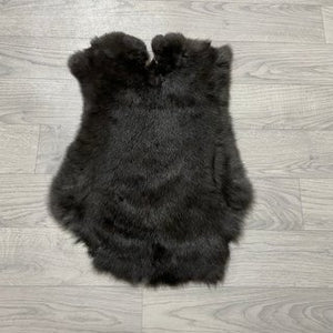 Natural Tanned Leather Fur Hide (10" by 12" Pelt with Sewing Quality Leather) - Walletsnbags